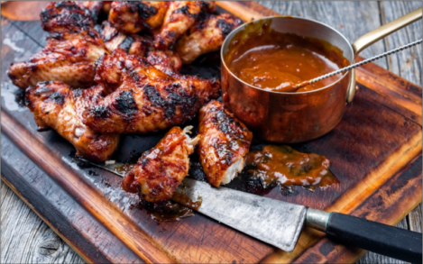Alette di Pollo in salsa BBQ